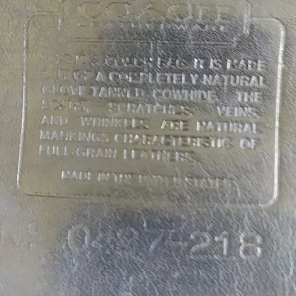 RARE VINTAGE COACH DIXON BAG